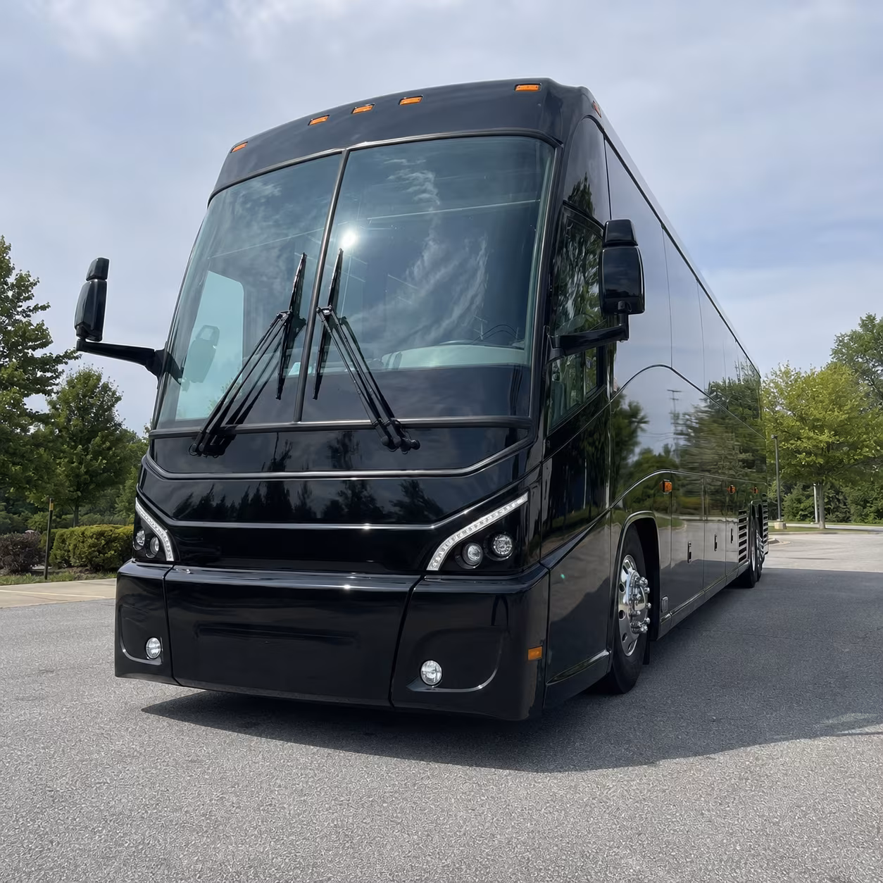 dearborn charter bus rental exterior