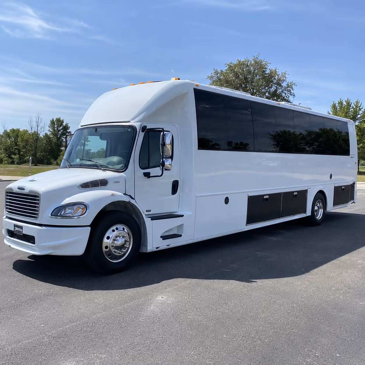 east lansing 40 passenger party bus