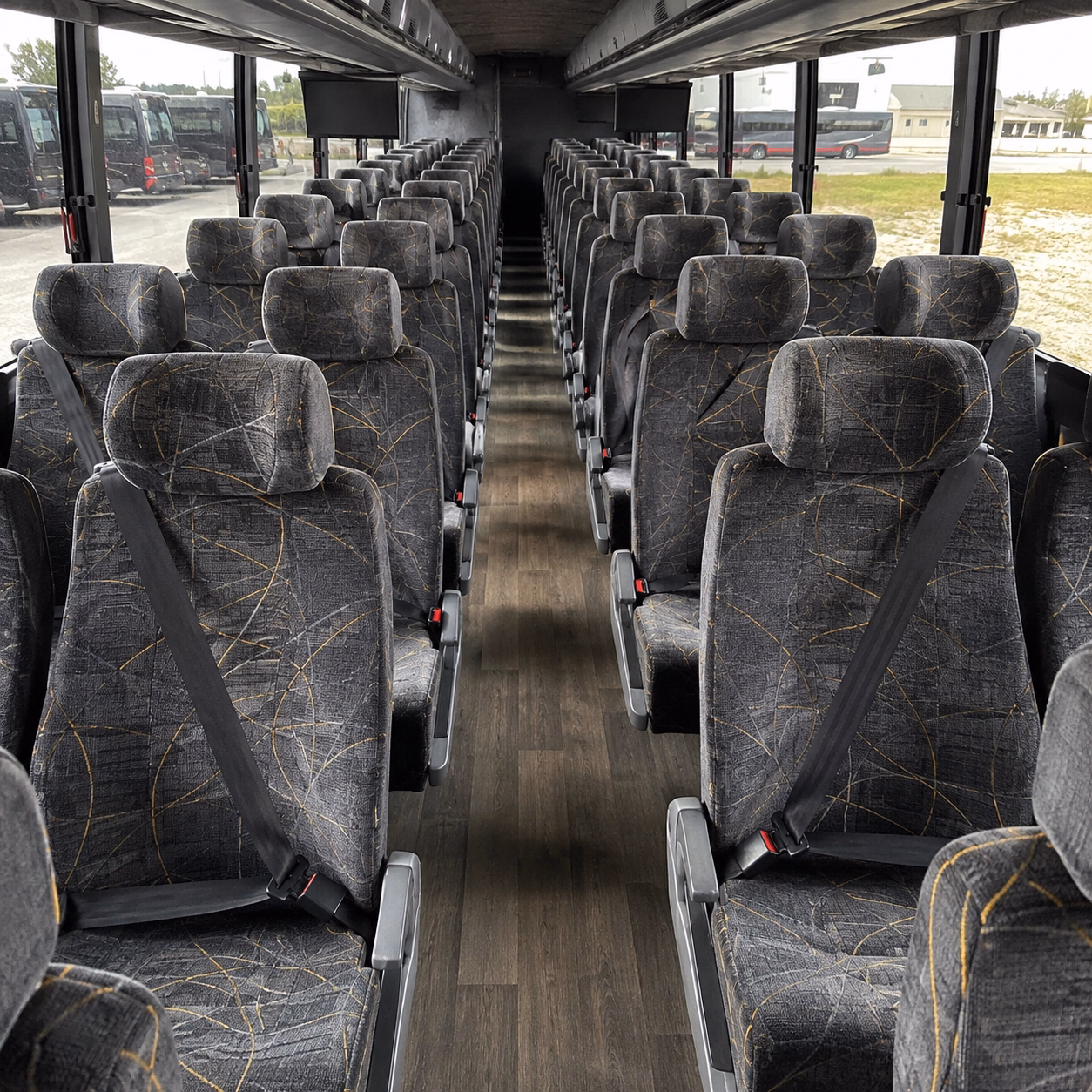 party buses and minibuses ready for east lansing prom groups