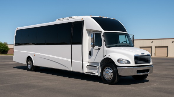 Exterior of Charter Bus Company East Lansing's 15 Passenger Minibus in East Lansing