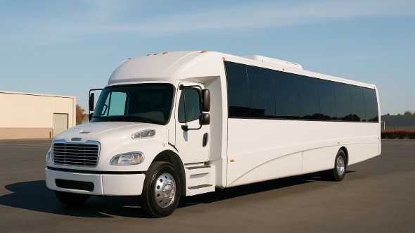 Exterior of Charter Bus Company East Lansing's 20 Passenger Mini bus in East Lansing