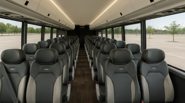 east lansing 15 passenger minibus inside