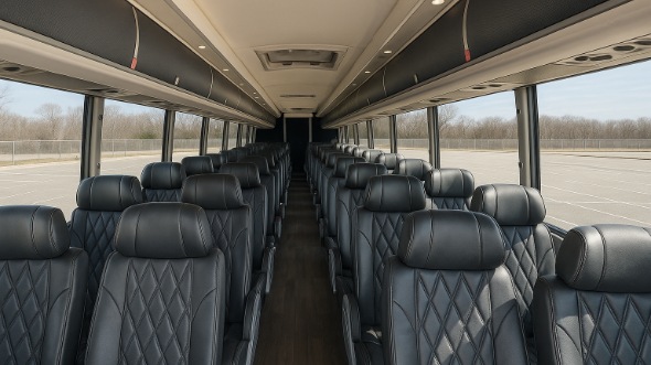 east lansing 50 passenger charter bus rental