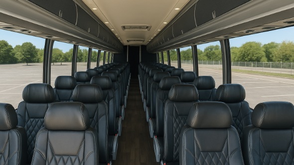 east lansing 56 passenger charter bus rental