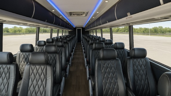 east lansing 56 passenger charter bus